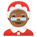 🤶🏾 Mrs. Claus: medium-dark skin tone display on Google